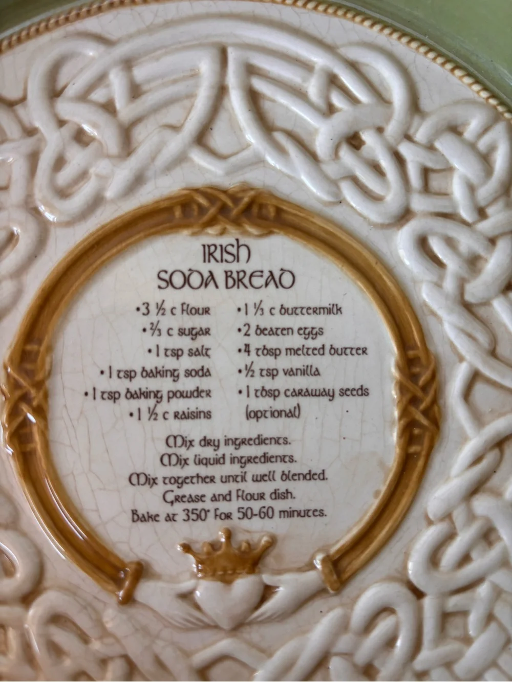 Grasslands Road Irish Soda Bread Recipe Celtic Knot 9